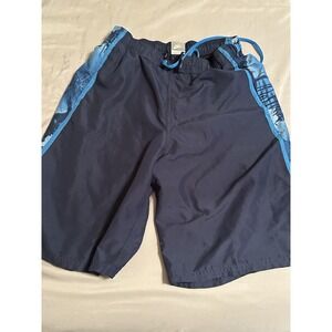 Nike Men's Volley Swim Short Trunks‎ Blue Size Small Polyester